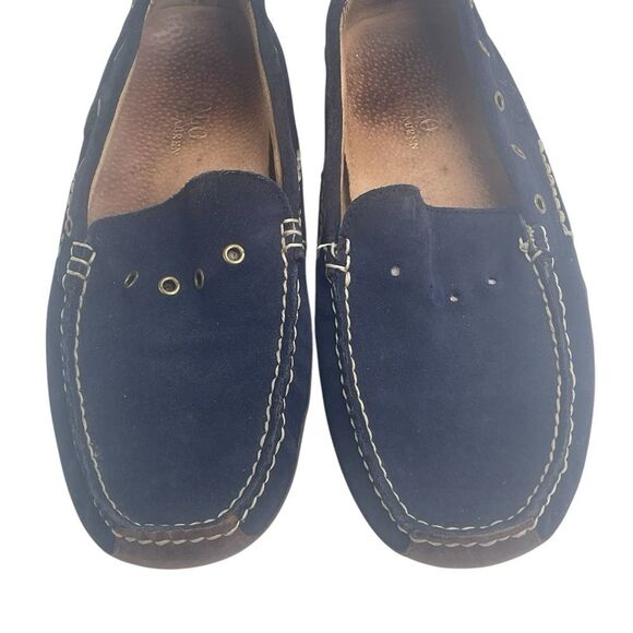 Polo Ralph Lauren Wyndings Slip-On-Driving Men\'s Loafers Tan Navy SZ 9.5 main image 14